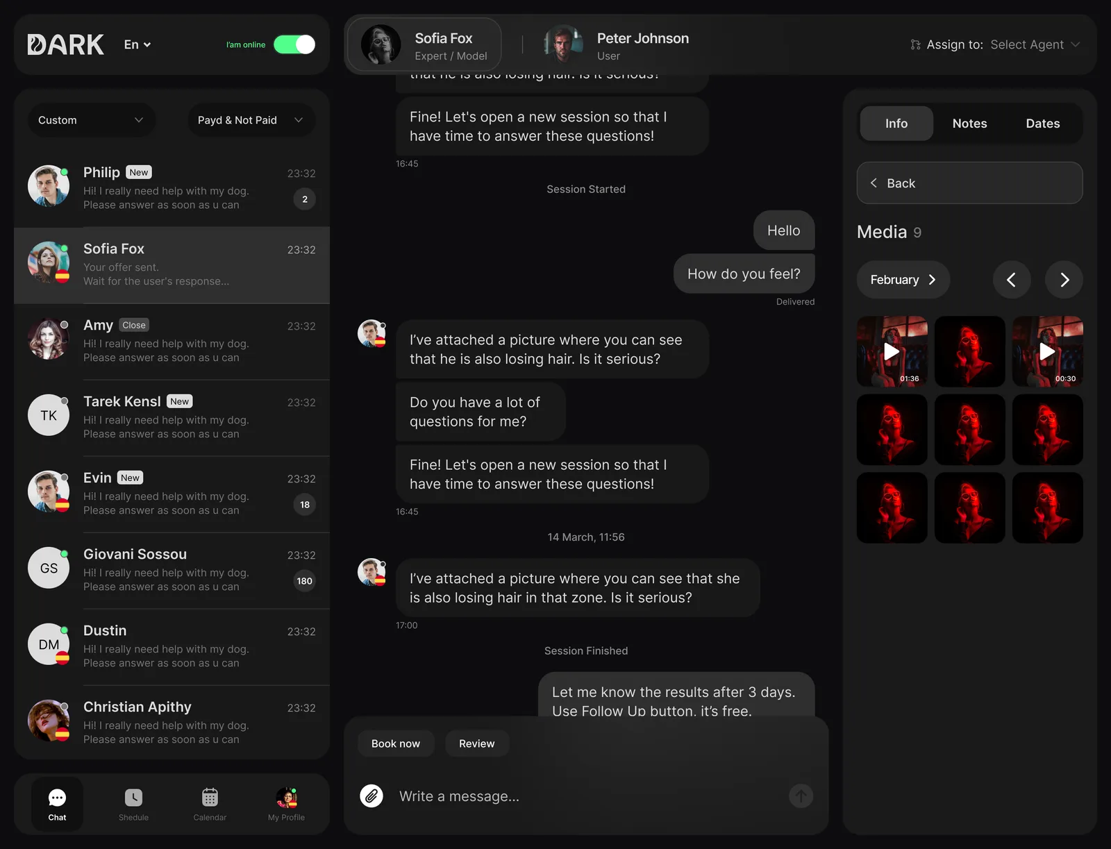 Dark — interface still 1