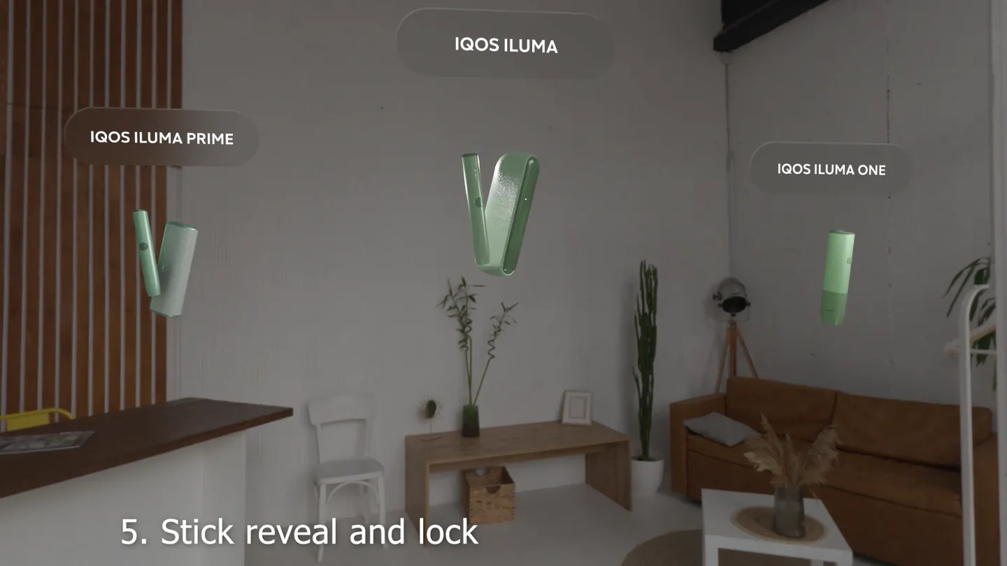 IQOS immersive experience in Apple Vision Pro