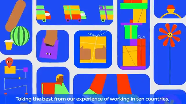 Borzo delivery app and brand system