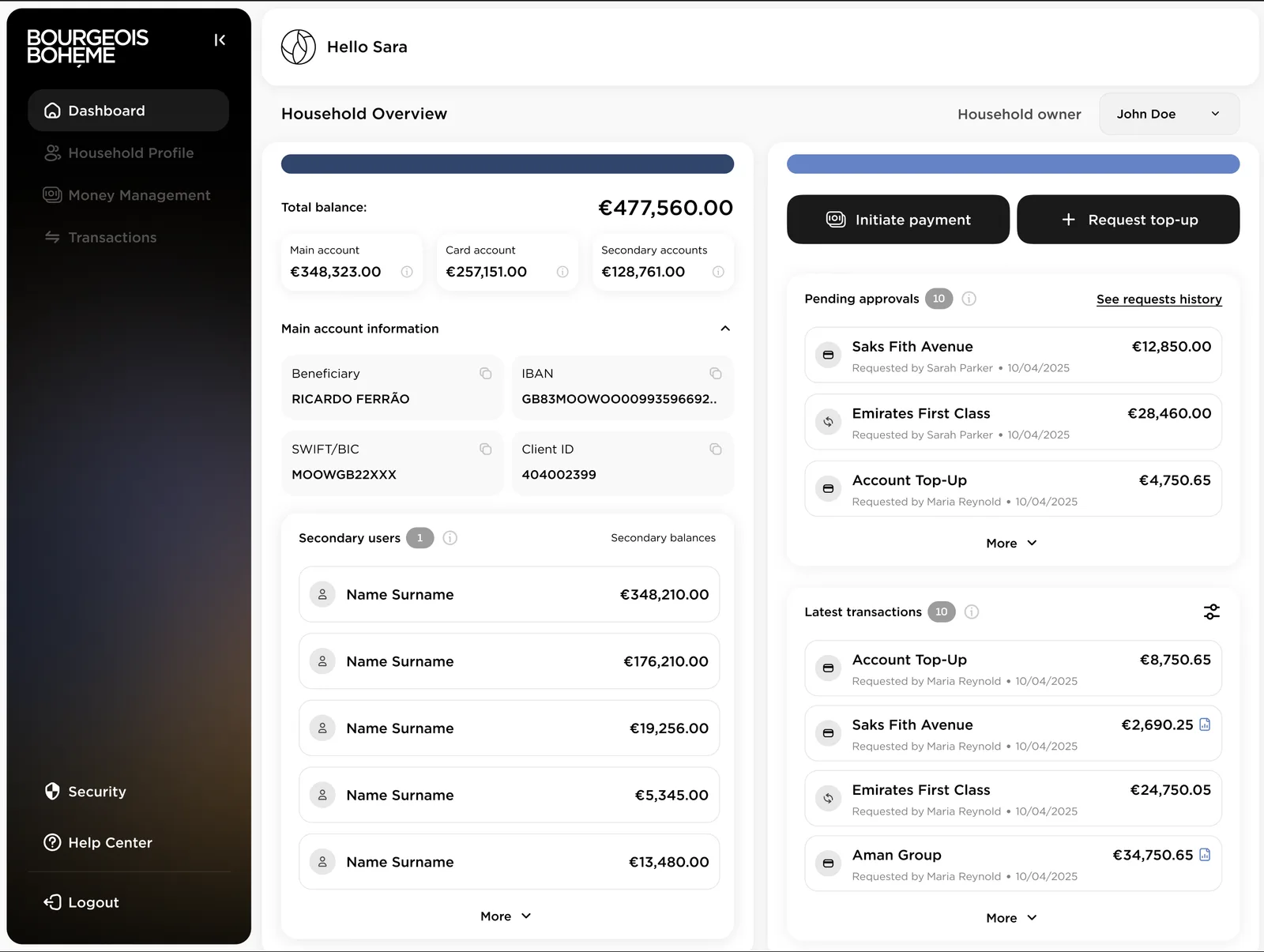 BOBO Famex — interface still 1